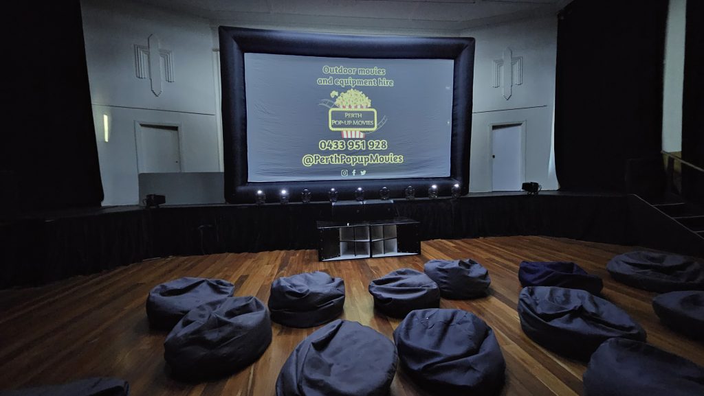 Community outdoor cinema screening Perth