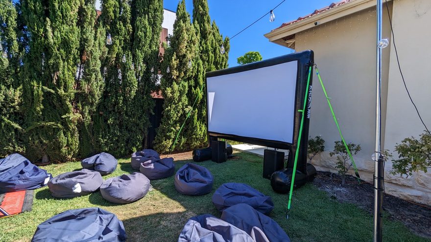 Outdoor cinema hire Perth
